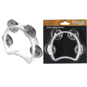 aro media luna 4 sonajas stagg TABMINI blanco