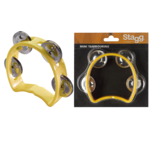aro media luna 4 sonajas stagg TABMINI amarillo