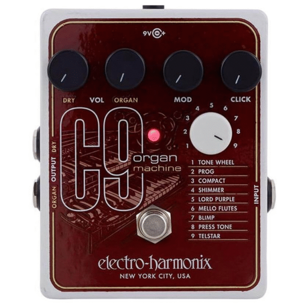 PEDAL SIMULADOR DE ORGANO ELECTRO HARMONIX C9