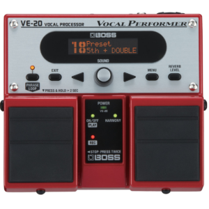 pedal multiefecto boss VE20 para voz