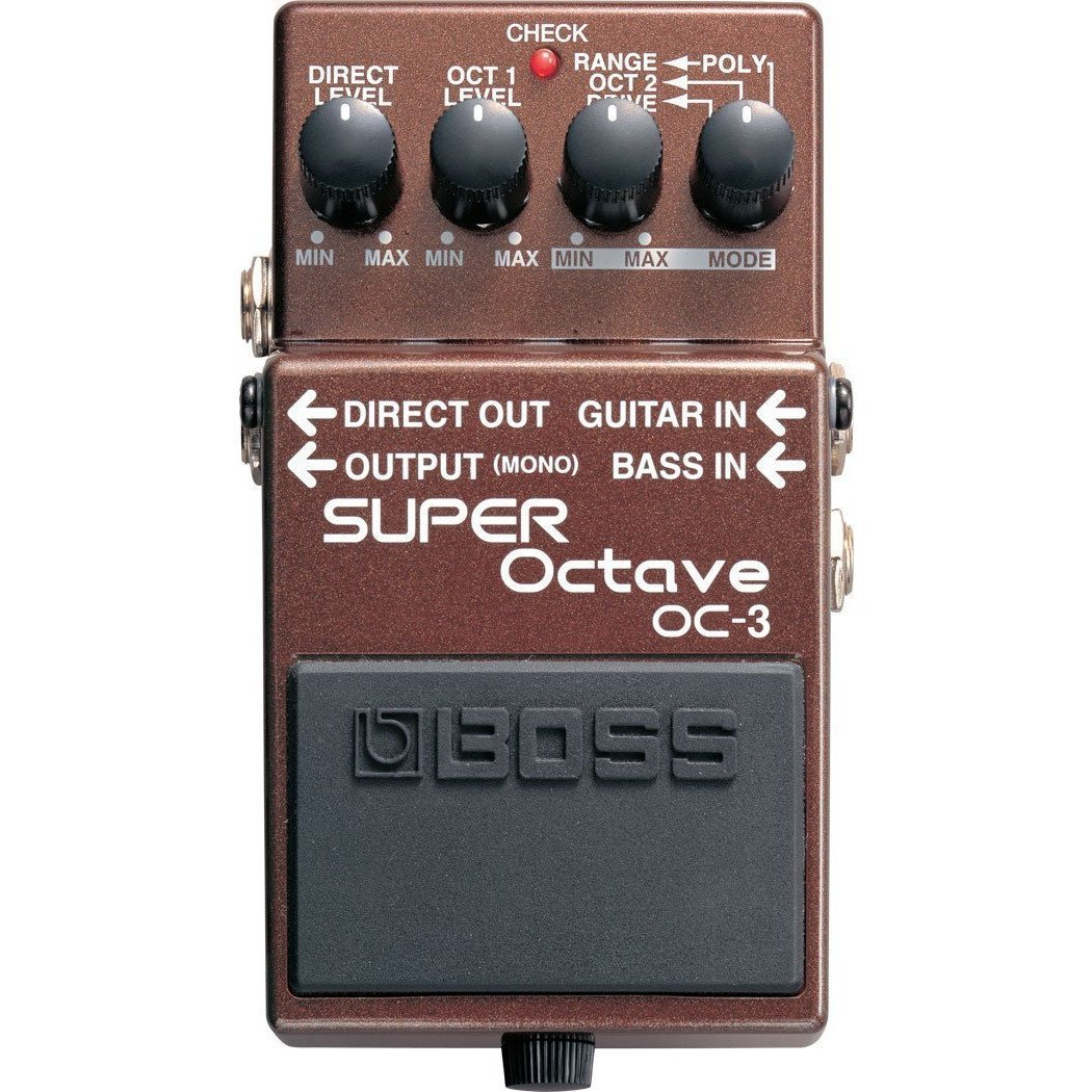 pedal octavador boss OC3 para guitarra y bajo