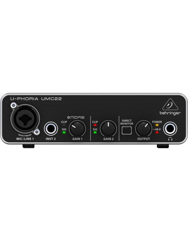 PLACA DE AUDIO EXTERNA BEHRINGER UMC22