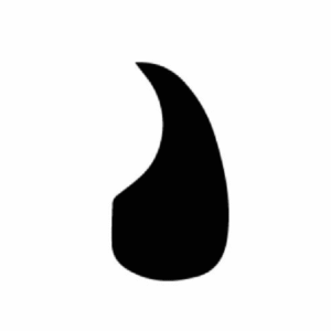 PICKGUARD P/ACUSTICA CHICO DANDREA 376B SM BLK