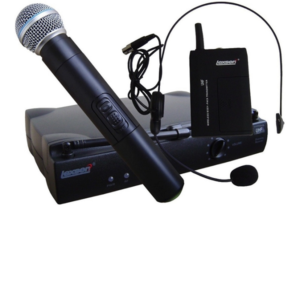 SISTEMA INALAMBRICO MICROFONO DE MANO/VINCHA LEXSEN UHF2EN3