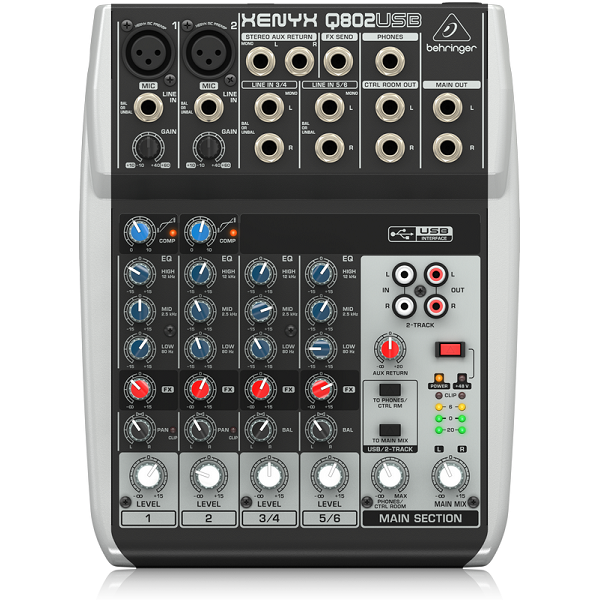 MIXER 8 CANALES BEHRINGER