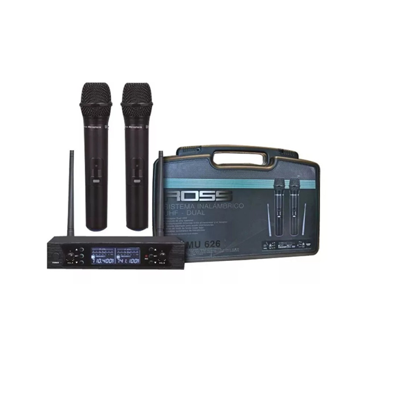 SISTEMA INALAMBRICO MICROFONO DOBLE MANO