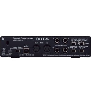 INTERFACE DE AUDIO ROLAND USB 2 IN/4 OUT RUBIX24