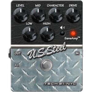 PEDAL PREAMP P/GUITARRA SANSAMP TECH 21 U.S. STEEL