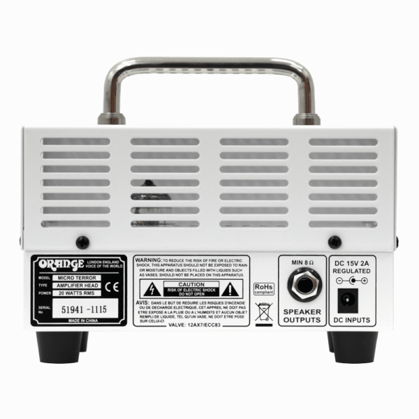 CABEZAL VALVULAR P/GUITARRA ORANGE MICRO TERROR CABEZAL VALVULAR P/GUITARRA ORANGE MICRO TERROR