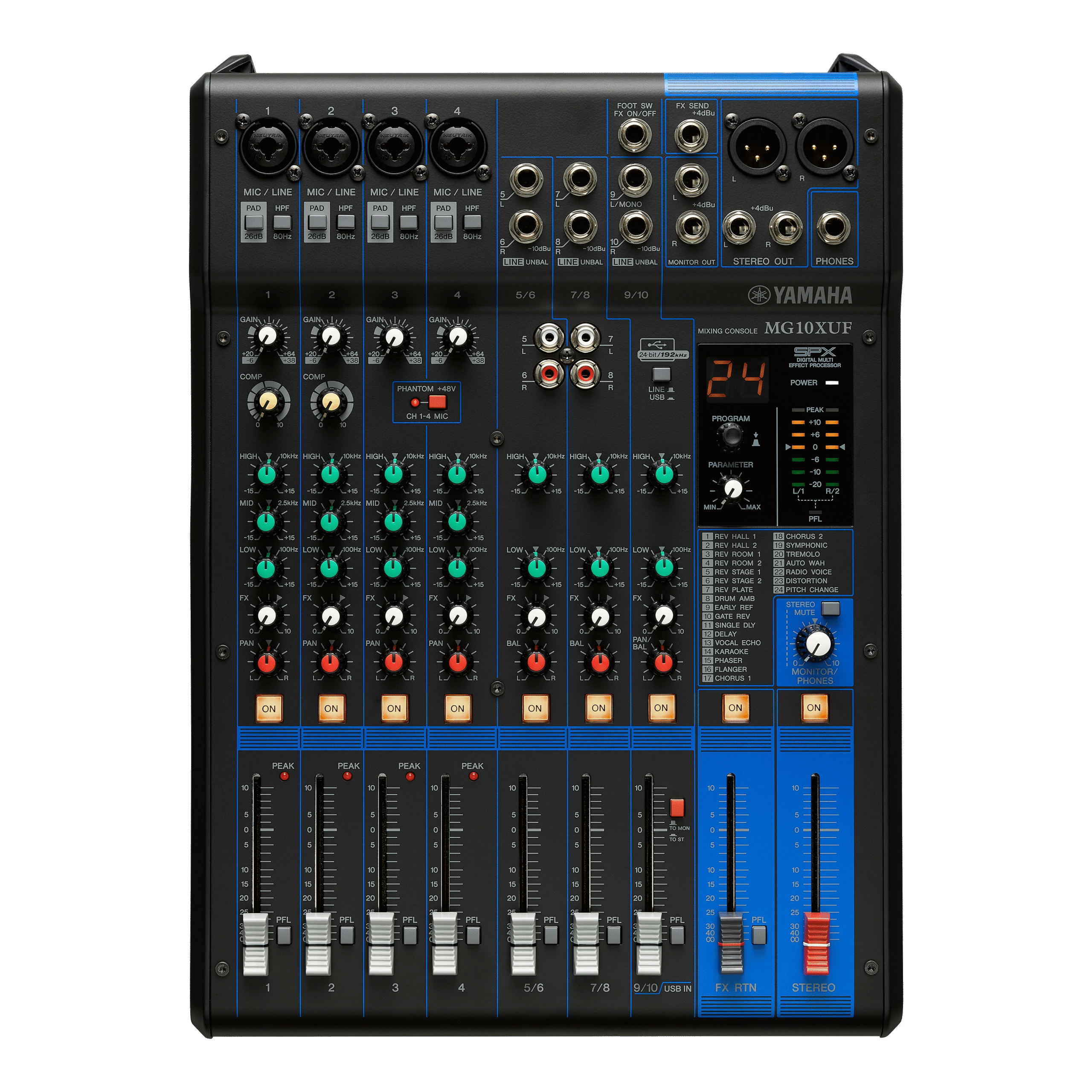 MIXER 10 CANALES YAMAHA MG10XUF