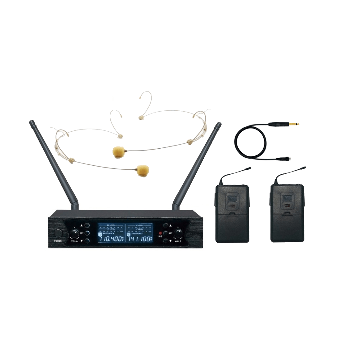 SISTEMA INALÁMBRICO DOBLE VINCHA ROSS MU-626-HS/HS+IC
