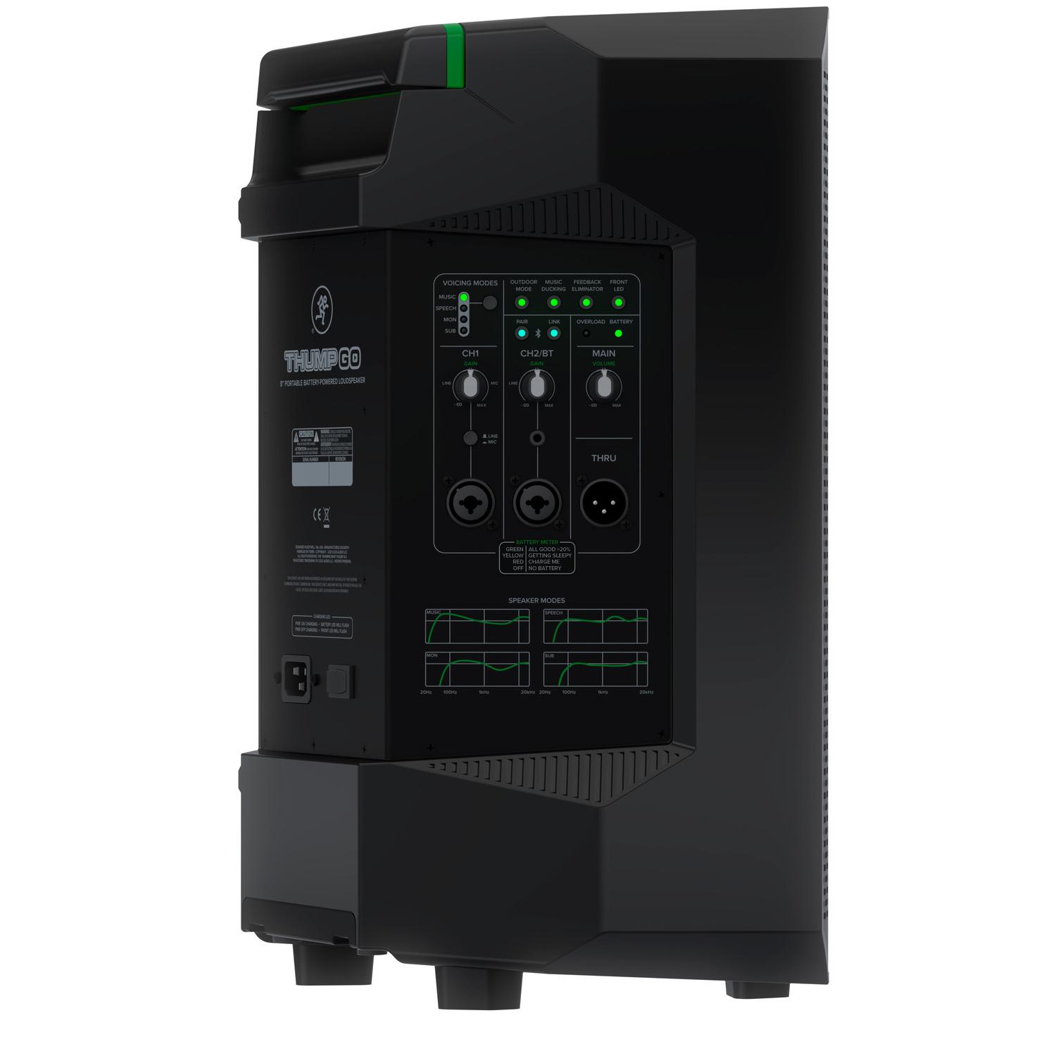 BAFLE ACTIVO PORTATIL MACKIE THUMP GO BAFLE ACTIVO PORTATIL MACKIE THUMP GO