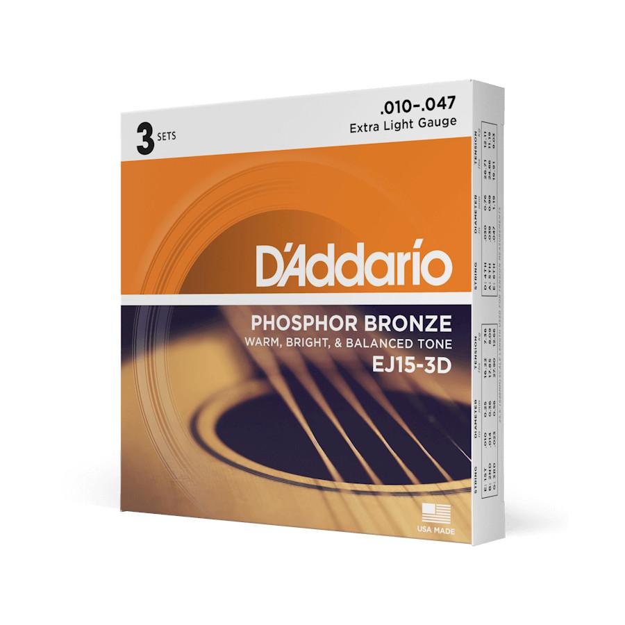 ENCORDADO ACÚSTICA D'ADDARIO PHOSPHOR BRONZE