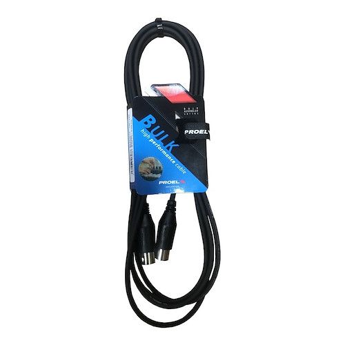 CABLE MIDI-MIDI 3M PROEL BULK410LU3