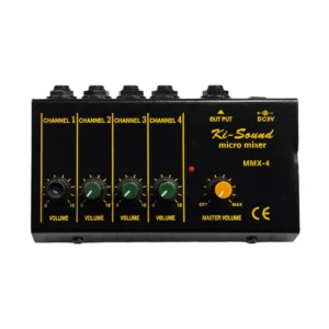 MIXER 4 CANALES KI SOUND MMX-4 (OUTLET)