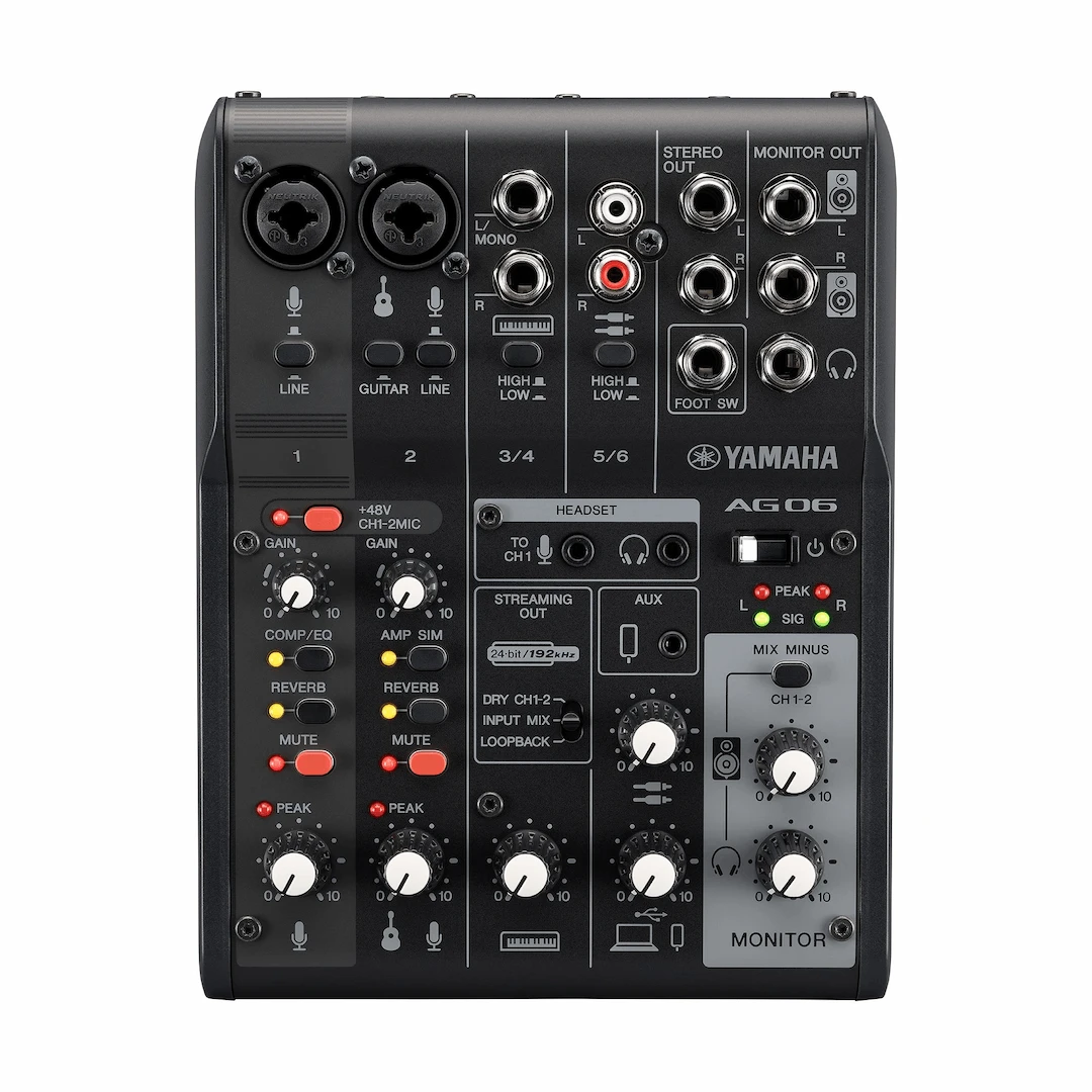 MIXER/INTERFACE YAMAHA AG06MK2