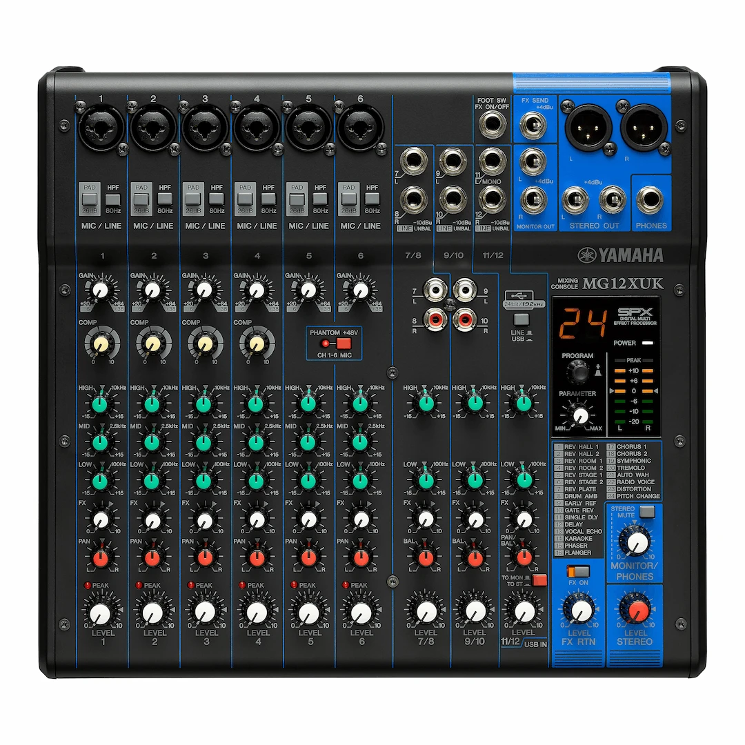 MIXER 12 CANALES YAMAHA MG12XUK