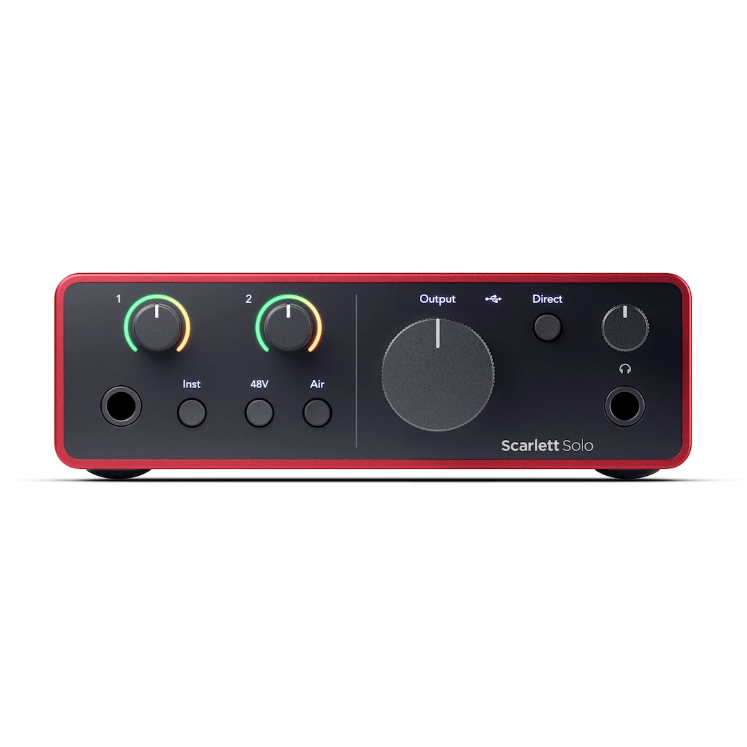 KIT DE GRABACIÓN FOCUSRITE SCARLETT SOLO STUDIO 4TA GEN