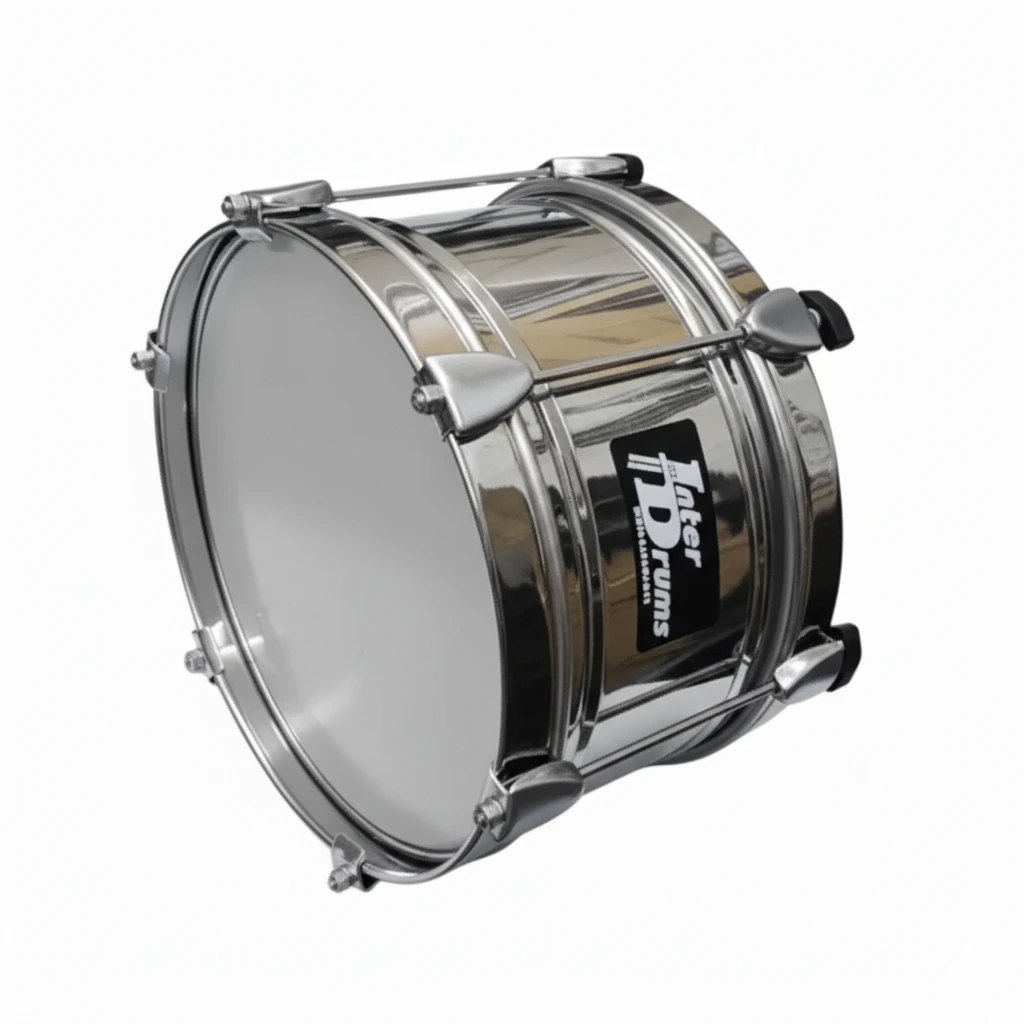 BOMBO DE MURGA INFANTIL INTERDRUMS ACERO INOXIDABLE S/PLATILLO