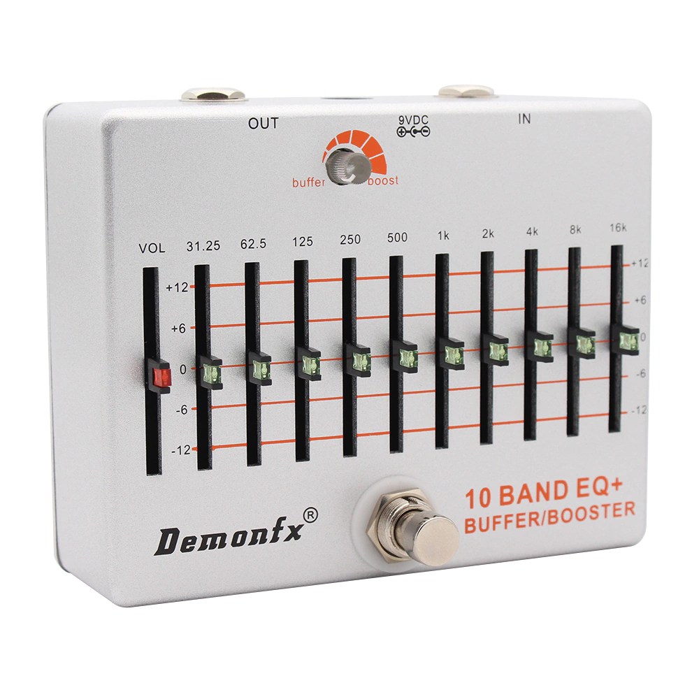 PEDAL ECUALIZADOR DEMONFX 10 BAND EQ+