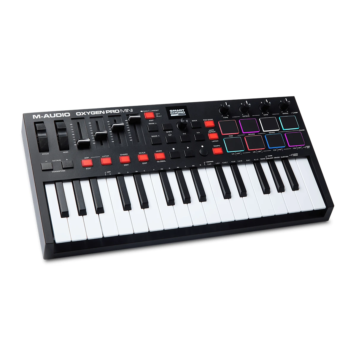 CONTROLADOR MIDI 32 NOTAS M-AUDIO OXYGEN PRO MINI