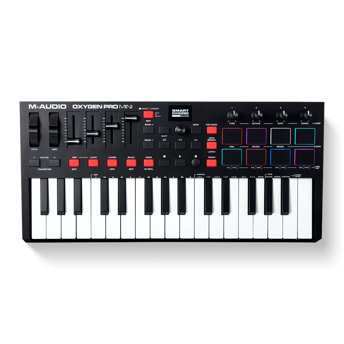 CONTROLADOR MIDI 32 NOTAS M-AUDIO OXYGEN PRO MINI