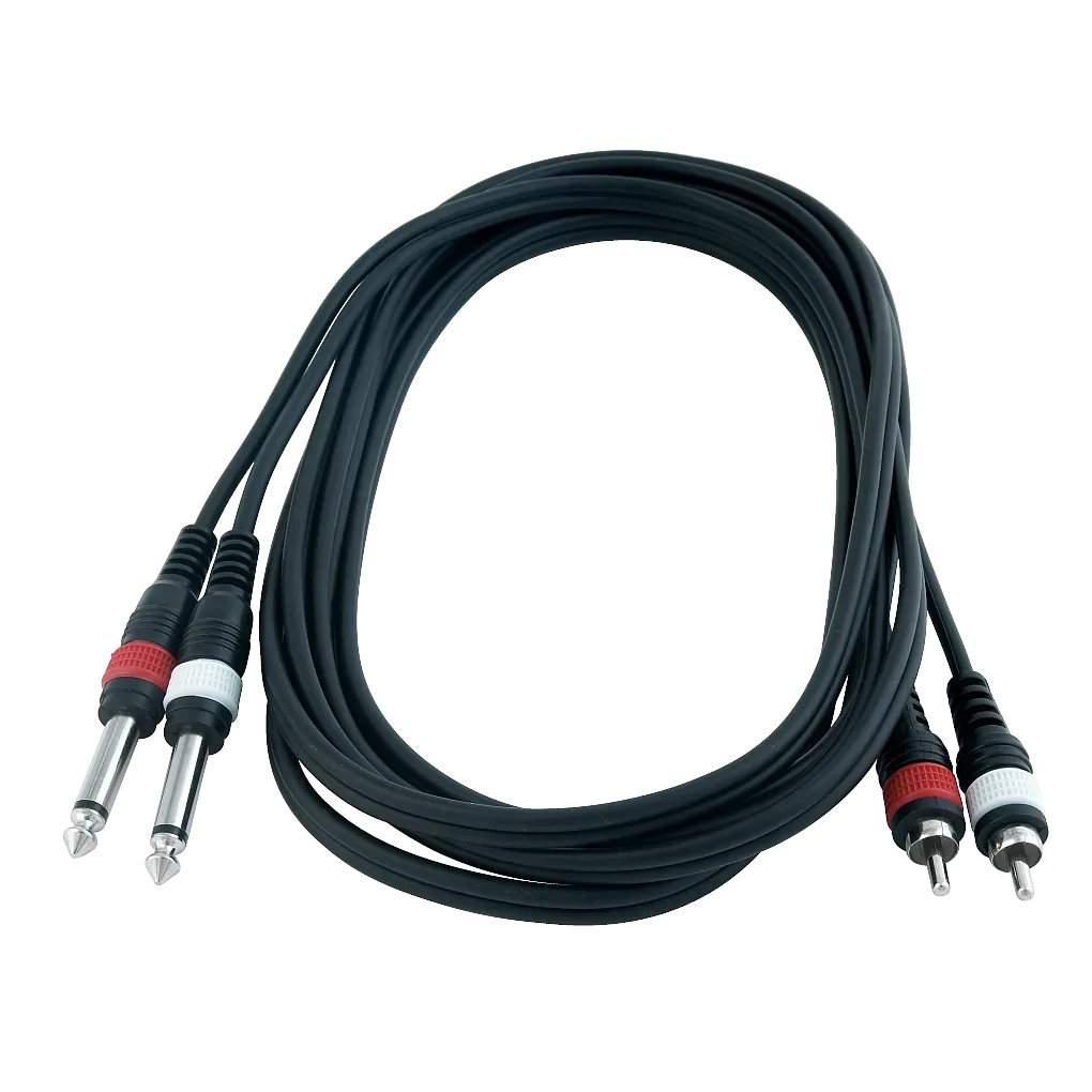 CABLE 2 RCA - 2 PLUG WARWICK ROCKCABLE 1.5M