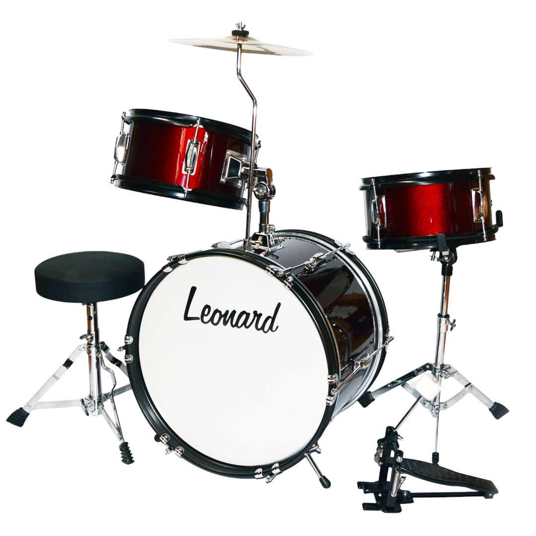 BATERÍA ACÚSTICA 3 CUERPOS NIÑO LEONARD MDJ16